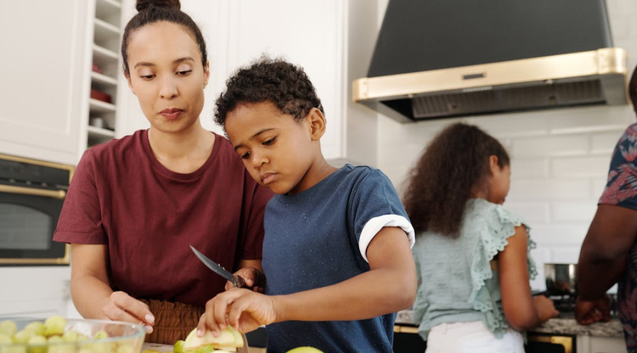 Eggless Chocolate Bread Pudding for Kids 3